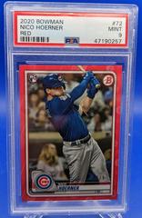 Nico Hoerner [Red] #72 Baseball Cards 2020 Bowman Prices
