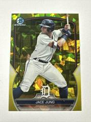 Jace Jung [Yellow Sapphire] #BDC-104 Baseball Cards 2023 Bowman Draft Chrome Sapphire Prices