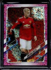 Donny Van de Beek [Pink Mini Diamond] Soccer Cards 2020 Topps Chrome UEFA Champions League Prices