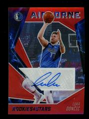 Luka Doncic [Red] Basketball Cards 2020 Panini Chronicles Airborne Signatures Prices
