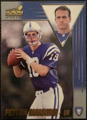 Peyton Manning Football Cards 1998 Pacific Aurora Prices