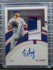 A.J. Alexy [Patch Autograph Pink] #131 Baseball Cards 2022 Panini Immaculate Prices