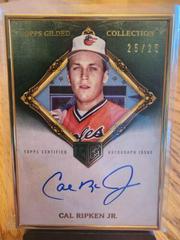 Cal Ripken Jr. #HAFA-CR Baseball Cards 2023 Topps Gilded Collection Gold Framed Hall of Famers Autographs Prices