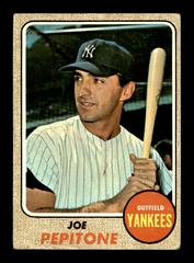 Joe Pepitone #195 Baseball Cards 1968 Topps Milton Bradley Prices