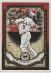 Albert Pujols [Ruby] Baseball Cards 2018 Topps Museum Collection Prices