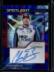 Chase Briscoe [Hyper Red Blue] #SS-CB Racing Cards 2021 Panini Prizm Spotlight Signatures Prices