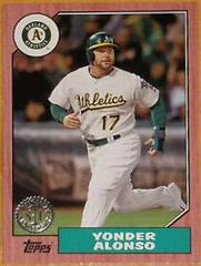 Yonder Alonso [Red] #32 Baseball Cards 2017 Topps Update 1987 Prices