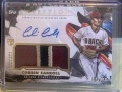 Corbin Carroll #IAP-CCA Baseball Cards 2023 Topps Inception Autograph Patch Prices