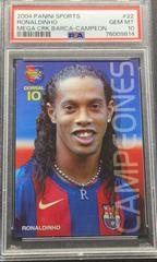 Ronaldinho [Campeon Spanish] #22 Soccer Cards 2004 Panini Sports Mega Cracks Barca Prices