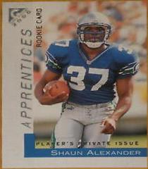 Shaun Alexander [Player's Private Issue] #159 Football Cards 2000 Topps Gallery Prices