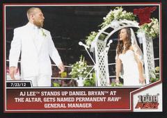 AJ Lee Stands up Daniel Bryan at the Altar, Gets Named Permanent Raw General Manager #30 Wrestling Cards 2013 Topps Best of WWE Prices