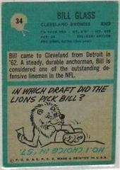 Bill Glass #34 Football Cards 1964 Philadelphia Prices