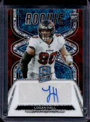 Logan Hall [Neon Blue] #15 Football Cards 2022 Panini Spectra Rookie Autographs Prices
