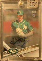 Matt Olson #CAAU-MO Baseball Cards 2017 Topps Clearly Authentic Autographs Prices
