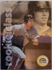 Todd Helton #R3 Baseball Cards 1998 Topps Rookie Class Prices