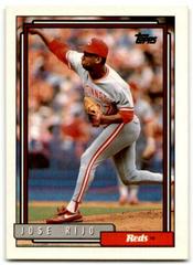 Jose Rijo #220 Baseball Cards 1992 Topps Prices