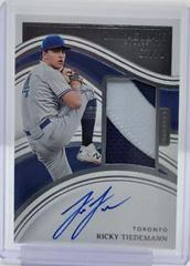 Ricky Tiedemann [Prospect Patch Autograph Jersey Number] Baseball Cards 2023 Panini Immaculate Prices