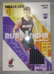 Nikola Jovic #RS-NJ Basketball Cards 2022 Panini Hoops Rise N Shine Memorabilia Prices