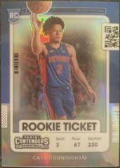 Cade Cunningham [Prizm Variation] Basketball Cards 2021 Panini Contenders Prices