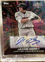 Jacob Berry [Red] Baseball Cards 2023 Topps Pro Debut Future Cornerstones Autographs Prices