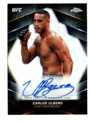 Carlos Ulberg [Refractor] #CVA-CUL Ufc Cards 2024 Topps Chrome UFC Veteran Autograph Prices
