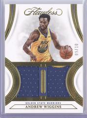 Andrew Wiggins [Gold] #54 Basketball Cards 2021 Panini Flawless Prices