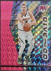 Nikola Jokic [Pink Fluorescent] #15 Basketball Cards 2022 Panini Mosaic Give and Go Prices