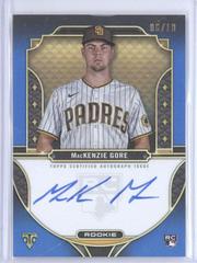 MacKenzie Gore [Sapphire] #RA-MG Baseball Cards 2022 Topps Triple Threads Rookie Autographs Prices