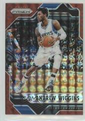 Andrew Wiggins [Red] #4 Basketball Cards 2016 Panini Prizm Mosaic Prices