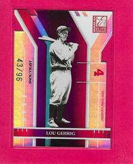 Lou Gehrig [Aspirations] #190 Baseball Cards 2004 Donruss Elite Prices