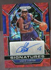 Vince Carter [Choice] Basketball Cards 2022 Panini Prizm Signatures Prices