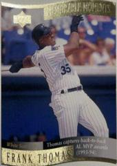 Frank Thomas #4 Baseball Cards 1997 Upper Deck Memorable Moments Prices