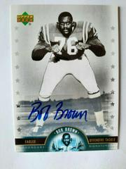 Bob Brown Football Cards 2005 Upper Deck Legends Legendary Signatures Prices