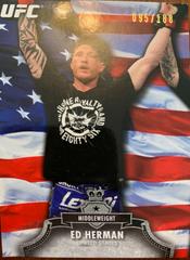 Ed Herman [Flag] Ufc Cards 2012 Topps UFC Bloodlines Prices