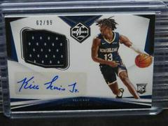 Kira Lewis Jr. Basketball Cards 2020 Panini Chronicles Limited Rookie Jersey Autographs Prices