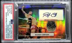 Randy Orton [Autograph Relic Gold] #97 Wrestling Cards 2010 Topps Platinum WWE Prices