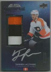 Tanner Laczynski Hockey Cards 2021 SPx UD Black Lustrous Rookie Auto Patch Prices