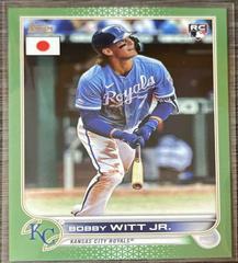 Bobby Witt Jr. [Jade Green] #130 Baseball Cards 2022 Topps Japan Edition Prices