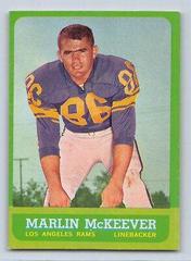 Marlin McKeever #46 Football Cards 1963 Topps Prices