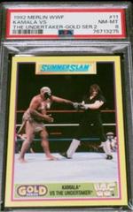 Kamala vs. The Undertaker #11 Wrestling Cards 1992 Merlin WWF Gold Series 2 Prices