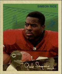 Simeon Rice [Greats] #97 Football Cards 1997 Fleer Goudey II Prices