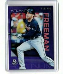 Freddie Freeman [Purple] #16 Baseball Cards 2020 Bowman Platinum Prices