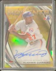 Vladimir Guerrero [Gold Refractor] #FMA-VG Baseball Cards 2021 Topps Finest Moments Autographs Prices