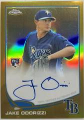 Jake Odorizzi [Gold Refractor] Baseball Cards 2013 Topps Chrome Rookie Autograph Prices