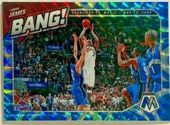 LeBron James [Reactive Blue] Basketball Cards 2020 Panini Mosaic Bang Prices