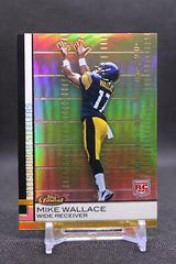 Mike Wallace [Pigskin Refractor] #63 Football Cards 2009 Topps Finest Prices