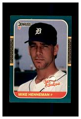 Mike Henneman Baseball Cards 1987 Donruss Rookies Prices