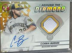 Corbin Burnes [Gold] #ADR-CB Baseball Cards 2023 Topps Pristine Around the Diamond Autograph Relic Prices