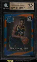 Donovan Mitchell [Orange] #188 Basketball Cards 2017 Panini Donruss Optic Prices