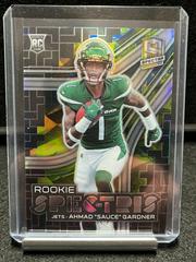 Ahmad 'Sauce' Gardner [Universal] #RSP-ASG Football Cards 2022 Panini Spectra Rookie Spectris Prices